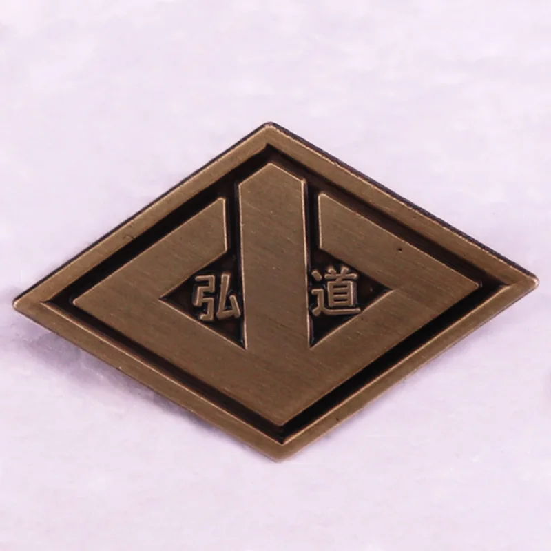 Japanese yakuza Kodo-kai logo Enamel Pin vintage brooch jewelry Backpack Decorate