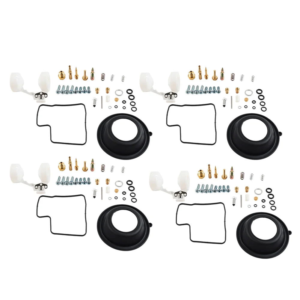 4 Sets Motorbike Carburetor Repair Kit Diaphragm Float For Honda V45 Magna 700 VF750S VF750F