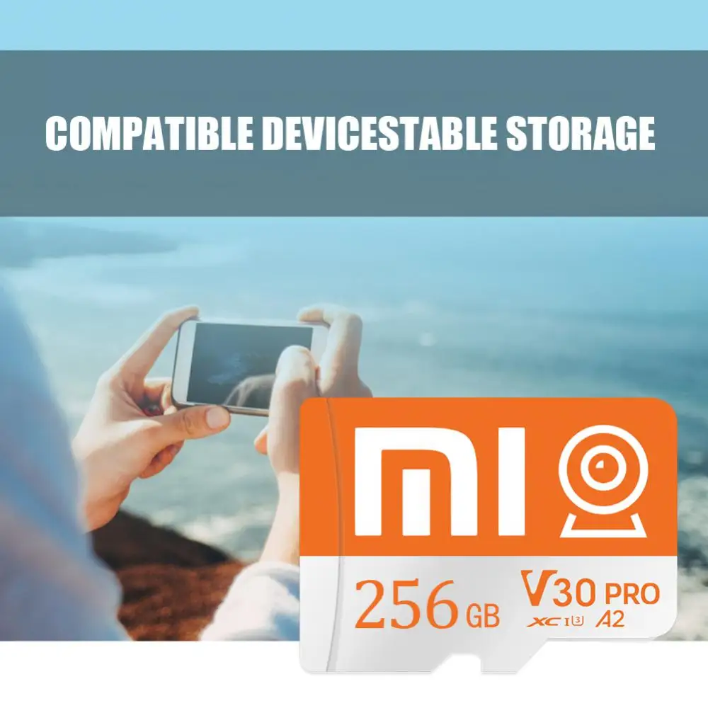 XIAOMI kartu mikro TF SD 2TB, kartu memori Flash Class10 kecepatan tinggi 100 MB/S 1TB 128GB 256GB untuk Nintendo Switch