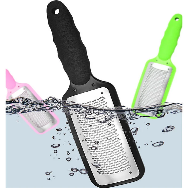 Professional 1PC Double-Side Foot File Heel Grater For The Feet Pedicure Rasp Remover Metal Scrub Manicure Nail Tools