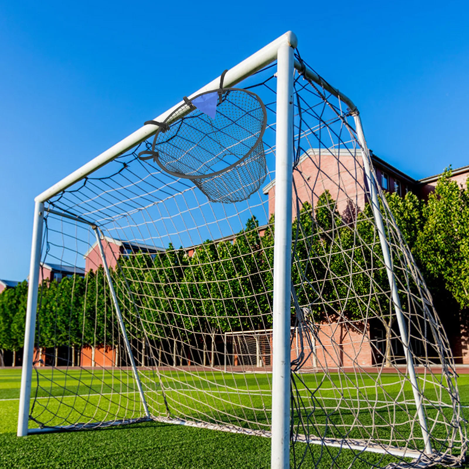 

Football Practice Net Polyester Football Targets Lightweight Indoor Outdoor Soccer Equipment Improve Skills