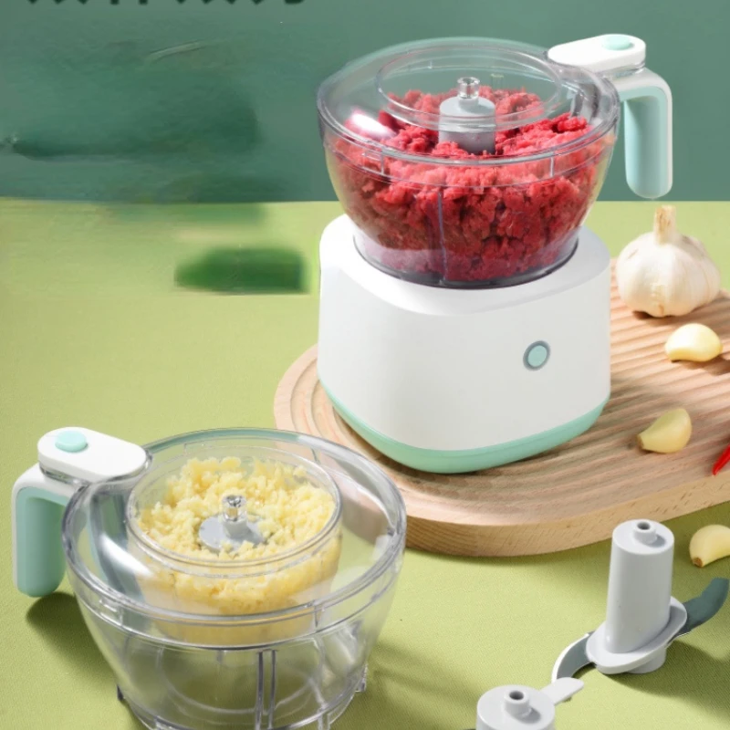 Meat Grinder Household Multi-Function Cooking Electric Dumpling Grind Stuffing Small Stir Minced Meat Garlic Crusher