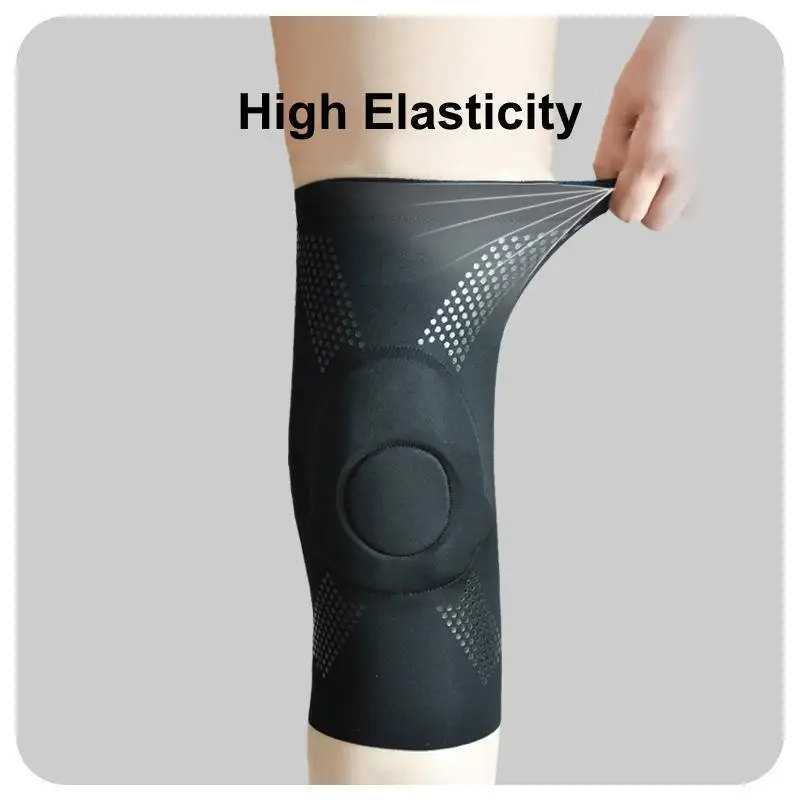 1 Pair Sports Kneepad Men Women Compression Elastic Knee Pads Joints Knee Protector Support Brace for Dancing Fitness Volleyball