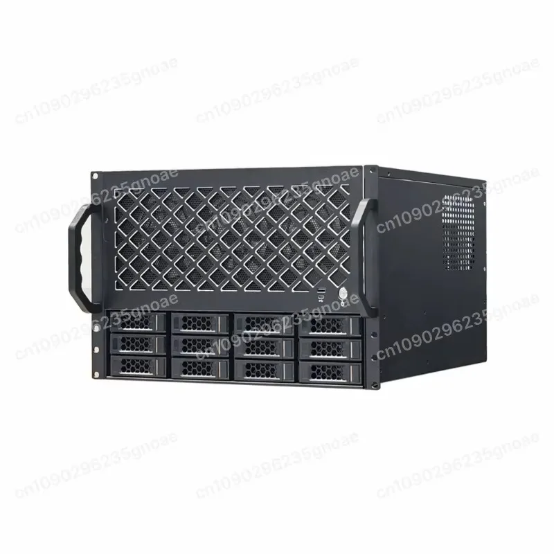 12 Bay Hot Swap Server Chassis, Support ATX Motherboard NAS Storage Case for Network Data Industrial PC Control