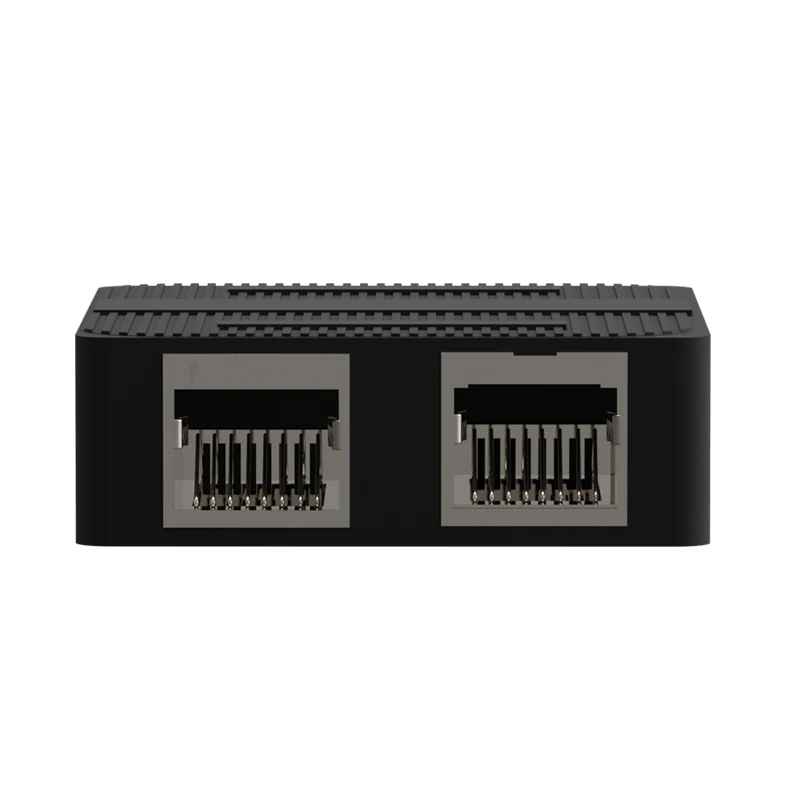 Netzwerkkabelsplitter Gigabit-Netzwerk 2 in 1 Out/1 in 2 Out Simultaner Internet-Switch 100 m Gigabit-Ethernet-Netzwerkkabine