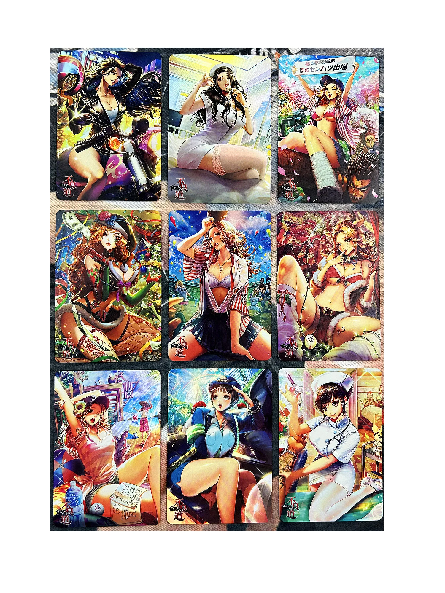 

9pcs/set ACG Beauty Bad Way Refraction Mature Sexy Girls No.2 Toys Hobbies Hobby Collectibles Game Anime Collection Cards