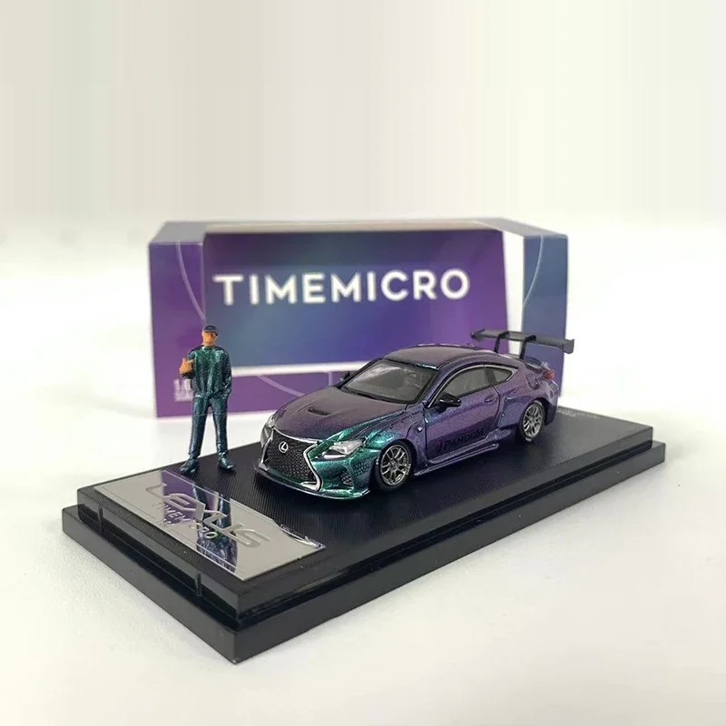 Tempo Micro Die-Cast veículo exibição coleção, modelo carro, RCF liga, 1:64