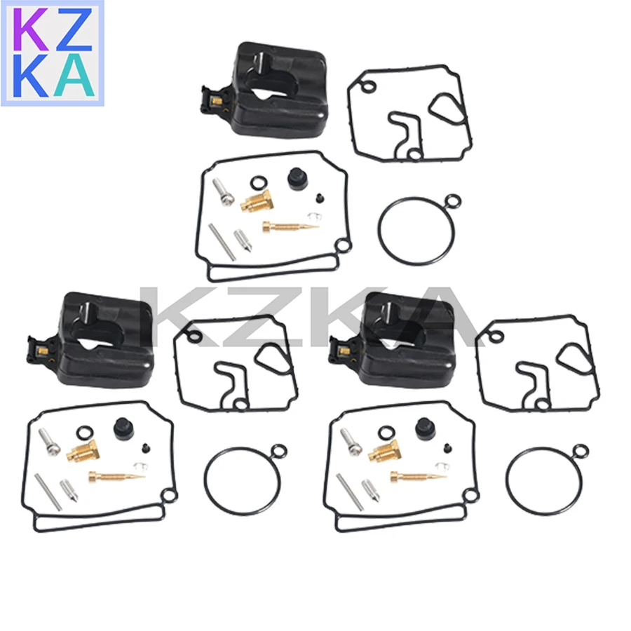 3 Sets Carburetor Repair Kit 6H4-W0093 For Yamaha Outboard 2T 40HP 50HP 6H4-W0093-02 6H4-W0093-03 6H4-W0093-04 Sierra 18-7767