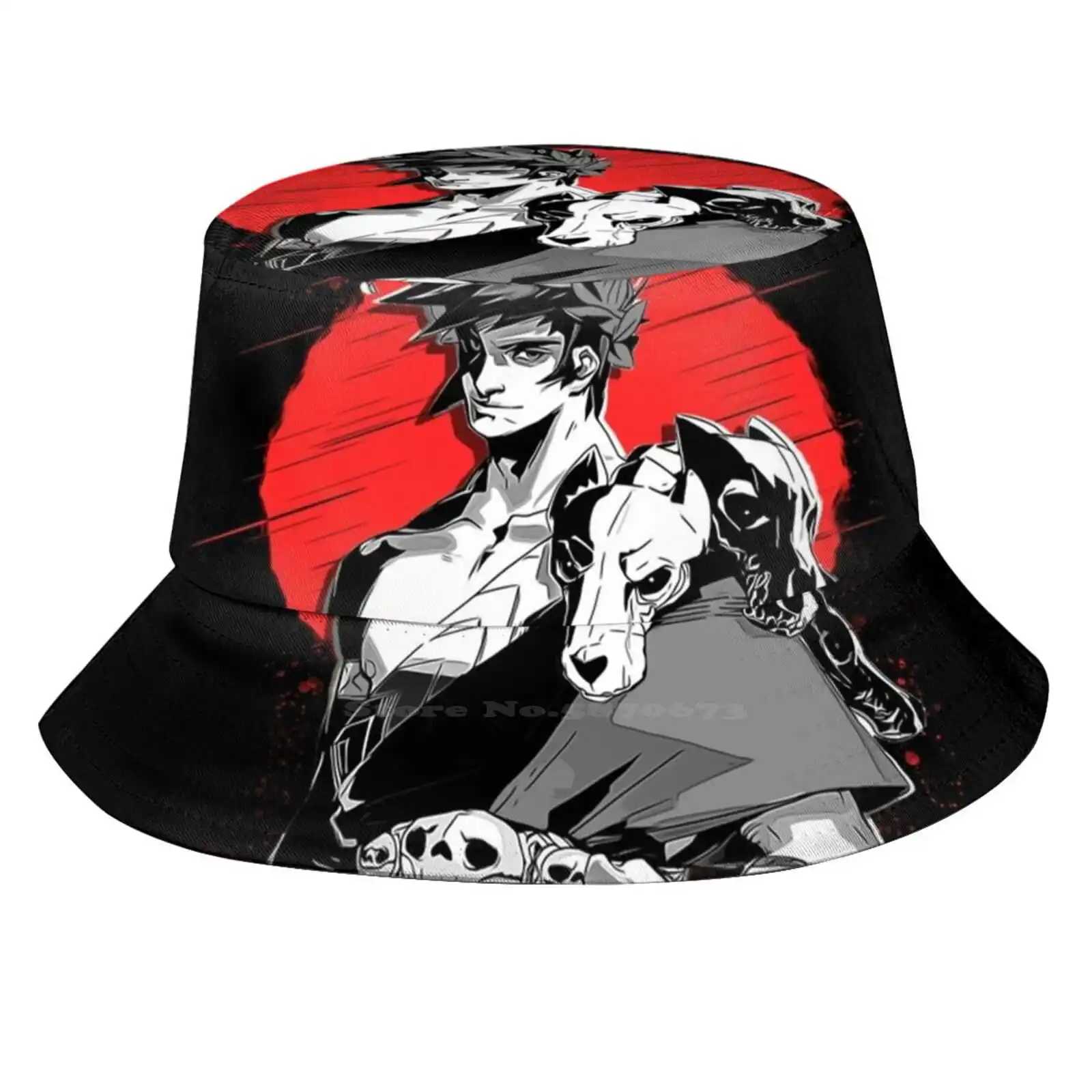 Zagreus - Hades Fishing Hunting Climbing Cap Fisherman Hats Zagreus Hades Zagreus Character Zagreus Fan Art Zagreus Artwork