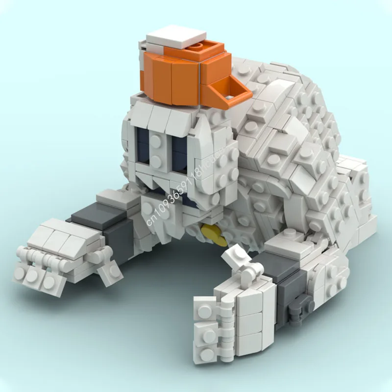 

516pcs MOC Cuphead Snow Monster boss Mortimer Freeze nan Model Building blocks Toys idea Kids Brick Christmas gifts