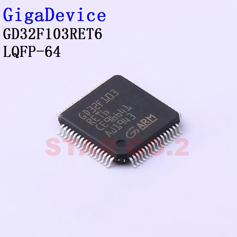 2PCSx GD32F303VCT6 GD32F103RET6 GD32F105RBT6 GD32F150R8T6 GigaDevice Microcontroller