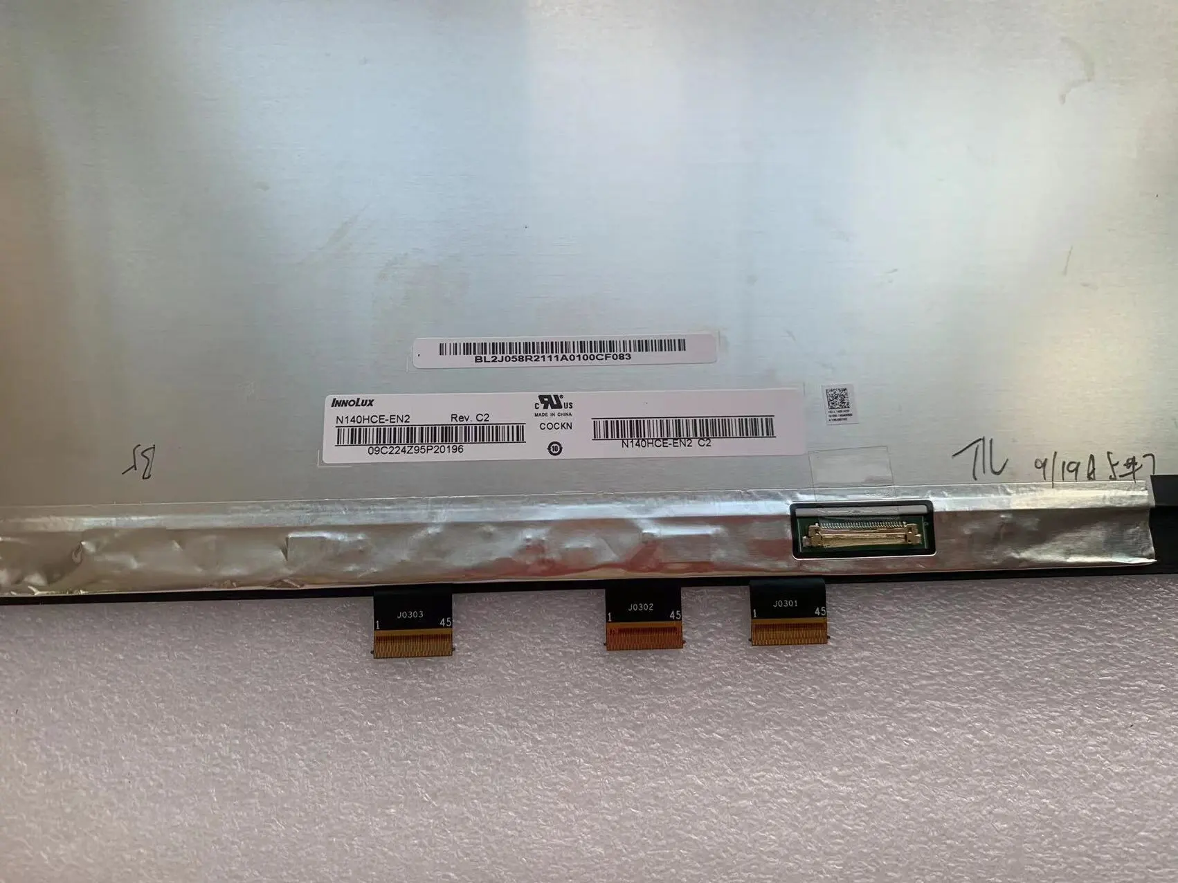 Imagem -05 - Substituição para Asus Zenbook Ux481 Ux481f Ux481fl Fhd 14 Polegada Painel Lcd Tela de Toque N140hce-en2 1920x1080