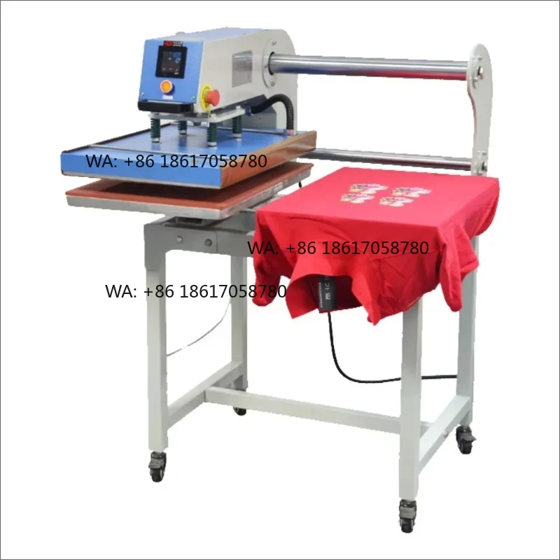 Up Sliding  Pneumatic Heat Press Transfer Printing Machine 40x60 60x80cm Industrial Garment Press Machine  t Shirt