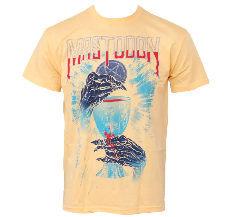 Mastodon Graphic Cotton T-shirt Unisex Summer Short Sleeve Fashion Brand Tee Luxury Casual Vintage Tees