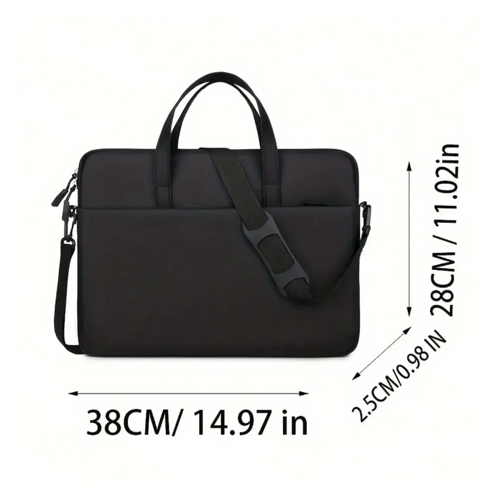 14 นิ้วธุรกิจ Briefcases แฟ้มโฟลเดอร์กระเป๋าไหล่เดี่ยวแล็ปท็อปโน้ตบุ๊ค Crossbody Briefcases เอกสารแล็ปท็อปกระเป๋าถือ