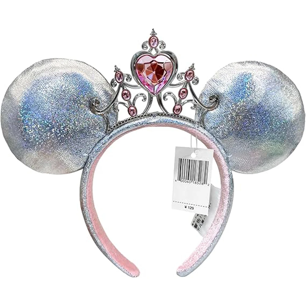 

Mickey Mouse Headbands Shiny Crown Headband Glitter Princess Party Decoration Cosplay Hair Accessories Hairband for Women Adult