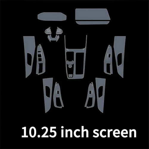 Imagen 2 del producto Para Changan Qiyuan Q05 2023-2024 tablero de navegación Multimedia película de protección transparente antiarañazos modificación para