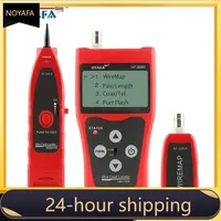 NOYAFA NF-308S Network Cable Tester LCD Display RJ45 RJ11 Cable Finder Professional Electrician Tool for Network Tracking