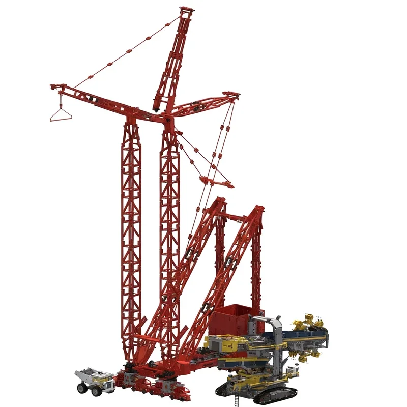 NEU 4933 Teile MOC City Mammoet PTC-200-DS Ringkran-Modell DIY Kreative Ideen Technologie-Spielzeug Bausatz Geburtstagsgeschenk