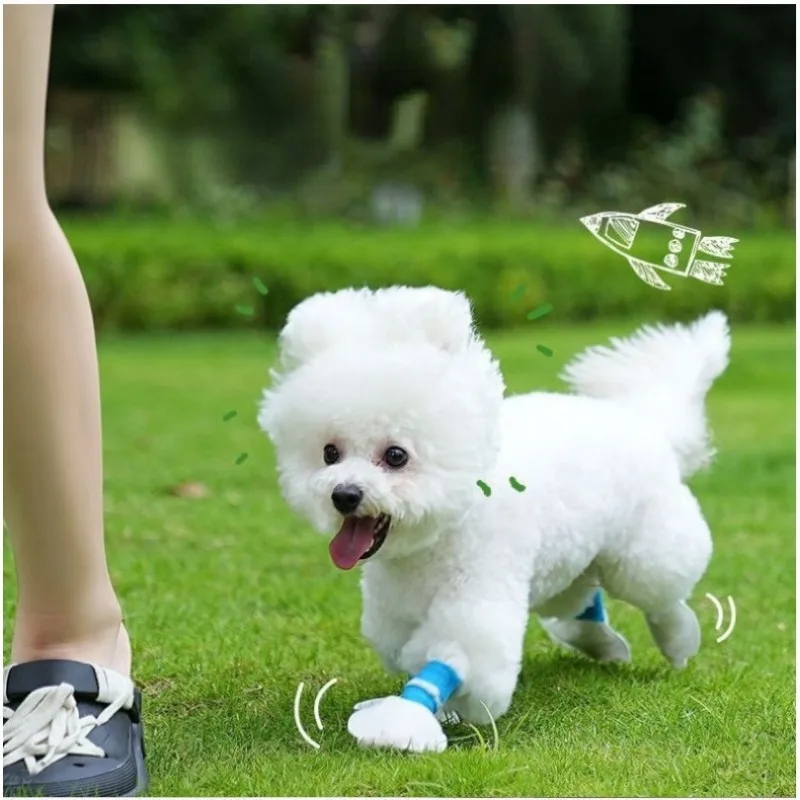 20pcs Dog Boots Shoes Anti Slip Waterproof Pet Cat Disposable Pet Protective Shoes