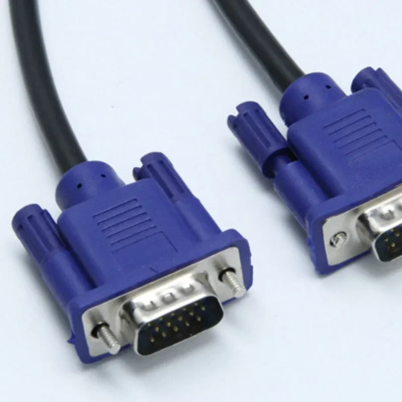 1.5M VGA, aby kabel VGA 15 Pin kabel męsko-męski złącze konwertera dla Monitor komputerowy projektora PC Adapter TV