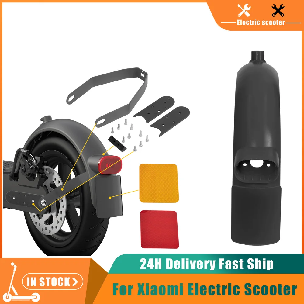 Fender Support Bracket Set For Xiaomi Pro 2 Mi3 Electric Scooter Rear Mudguard Metal Bracket With Screw  Accessories
