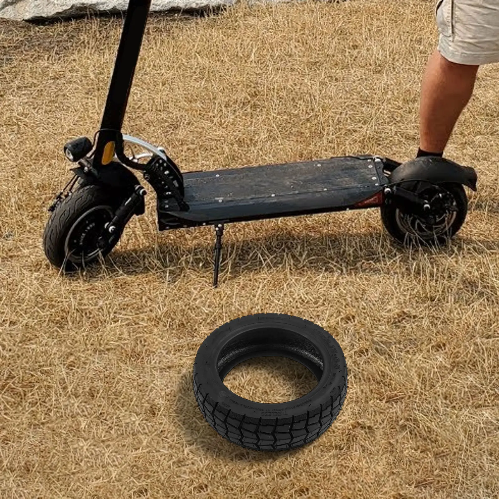 

Scooter Tubeless Tire 10*2.75-6.5 Rubber Anti-skid Wheel Tire For Speedway 5 For Dualtron 3 Electric Scooter Tyre Replace Parts