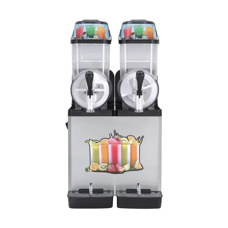 Stainless Steel DIY Industrial OEM Commercial Frozen Drink Slush Maker Machine Smoothie Electric Digital Control