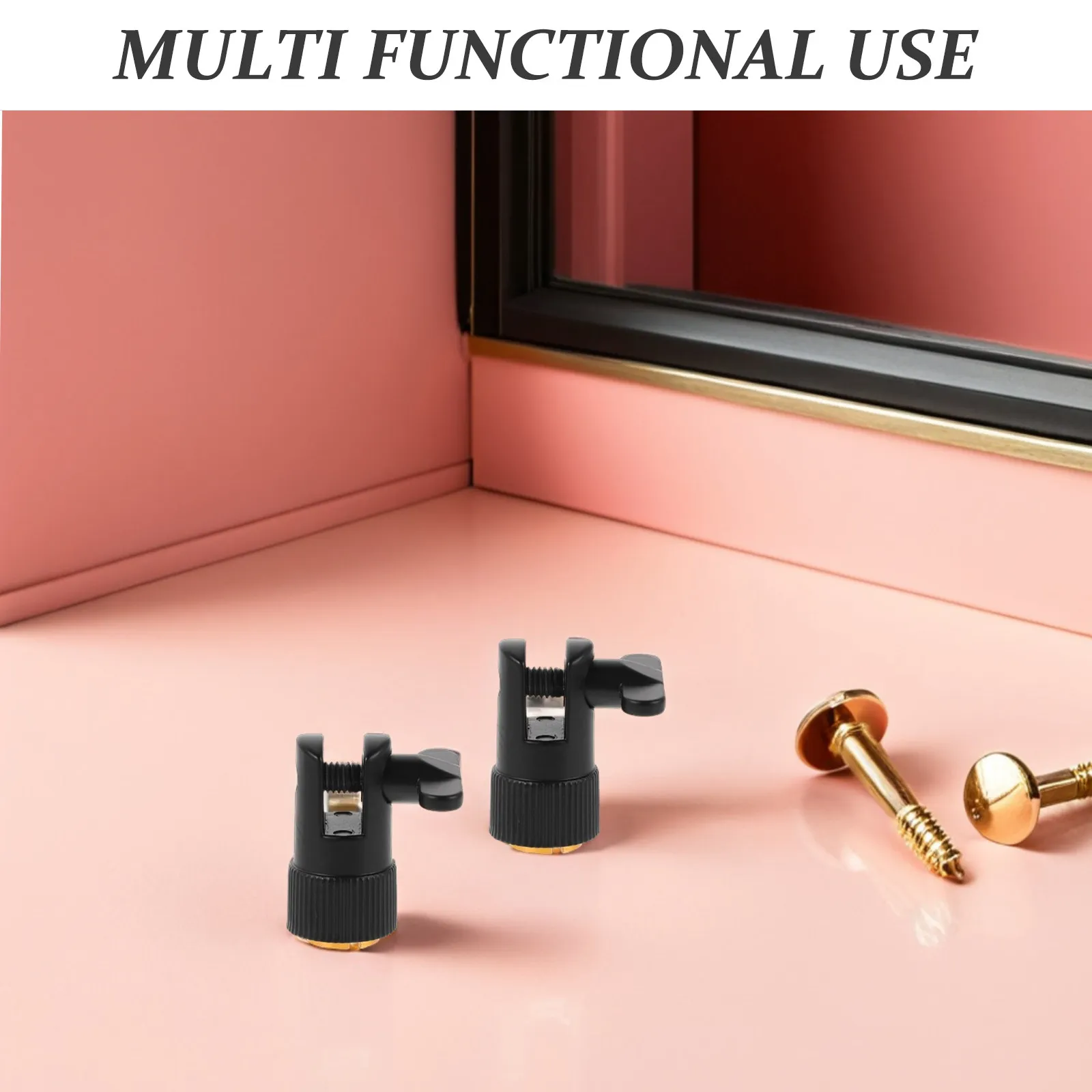 2Pcs Microphone Shock Mount Adapter Reinforced Nut Anti Vibration Support Studio Condenser Mic Stand Accessory Podcast Streaming