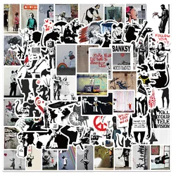 10/30/67pcs Banksy Street Art Graffiti Stickers Decal Luggage Laptop Skateboard Motorcycle Phone Car Bike Funny Sticker Kid Toy