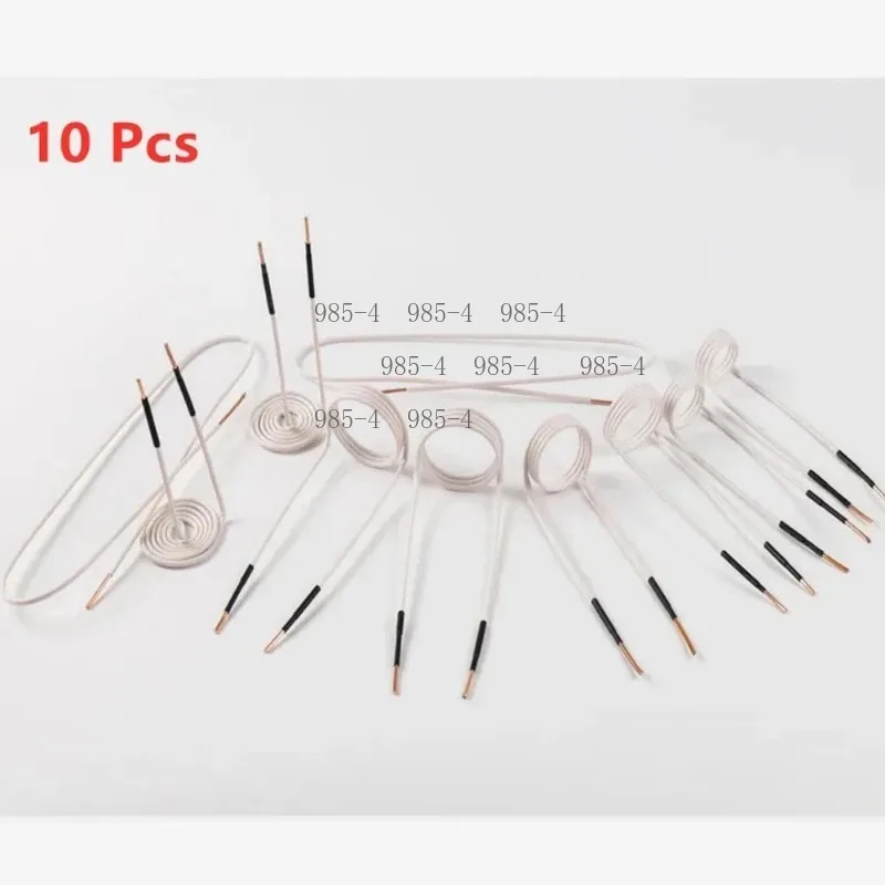 8/10Pcs Induction Coil Ductor Mini Magnetic Heater DIY Flameless Heat Induction Heater Kit