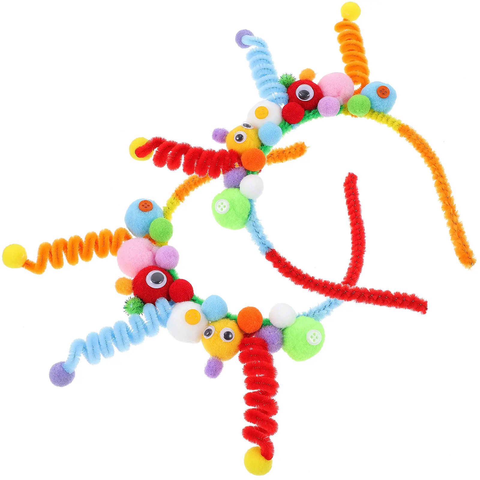 

2Pcs Cartoon Eye Headband for Kids Cute Children Hairband Decorative Party Headband Hair Accessory Photo Prop