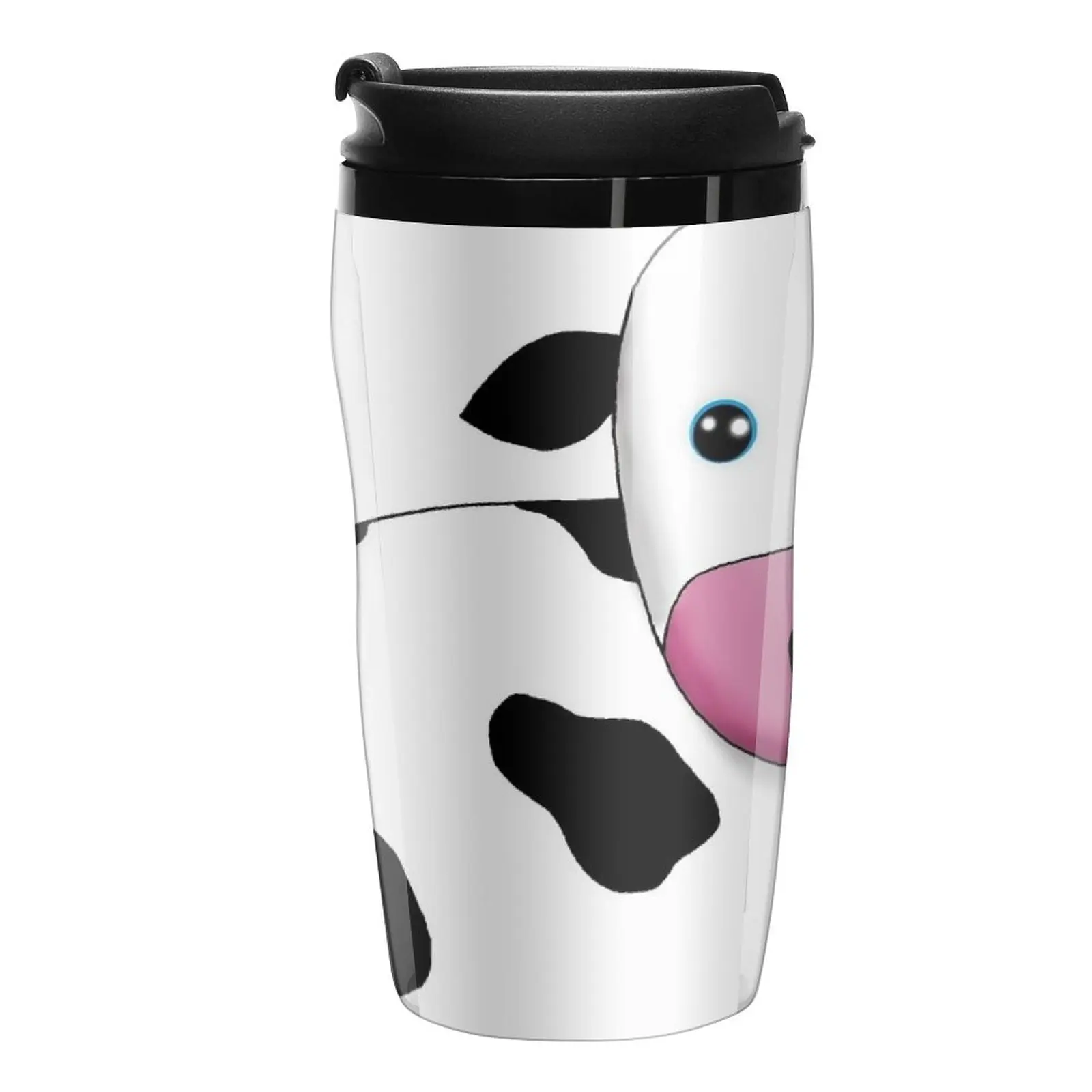 

New Cute Cow Travel Coffee Mug Breakfast Cups Luxury Coffee Cup Set