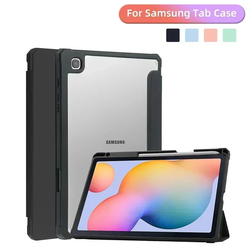 

Чехол для Samsung Tab S6 Lite для Samsung Tab SM-P610 P613 P615 P619 10,4 дюйма с автоматическим пробуждением/сонным держателем для карандашей, чехол для планшета