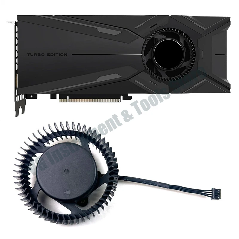 NEW For Cooling Fan 75mm 4pin PLB7525B12HH For Gigabyte GeForce RTX 2080 SUPER TURBO RTX 2080Ti TURBO Video Card Fans