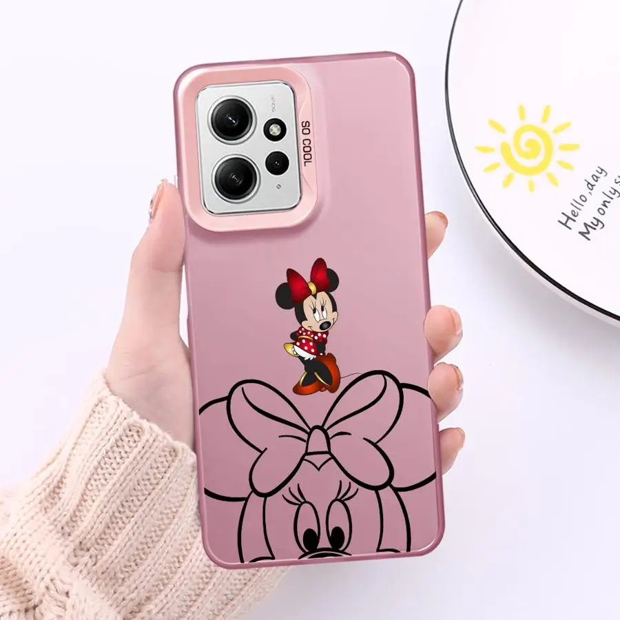 Disney Mickey Mouse Cover Phone Case for Xiaomi Redmi Note 13 Pro 10 11 12 Pro Plus 11S 12S 10Pro 11Pro TPU Soft Shell