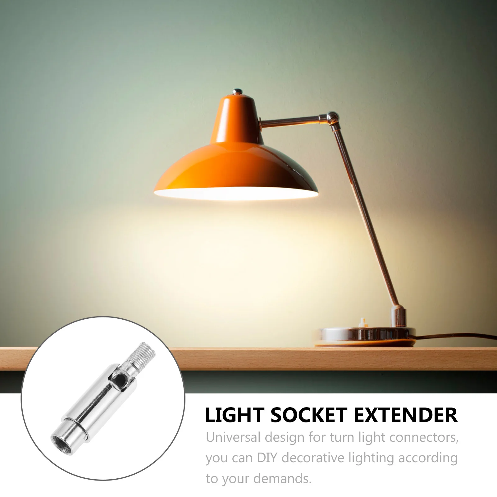 

3Pcs Universal Ceiling Adapter 90 Degree Adjustable Light Socket Extender for Sloped Ceiling Lamp Mounting Fixture Connectors