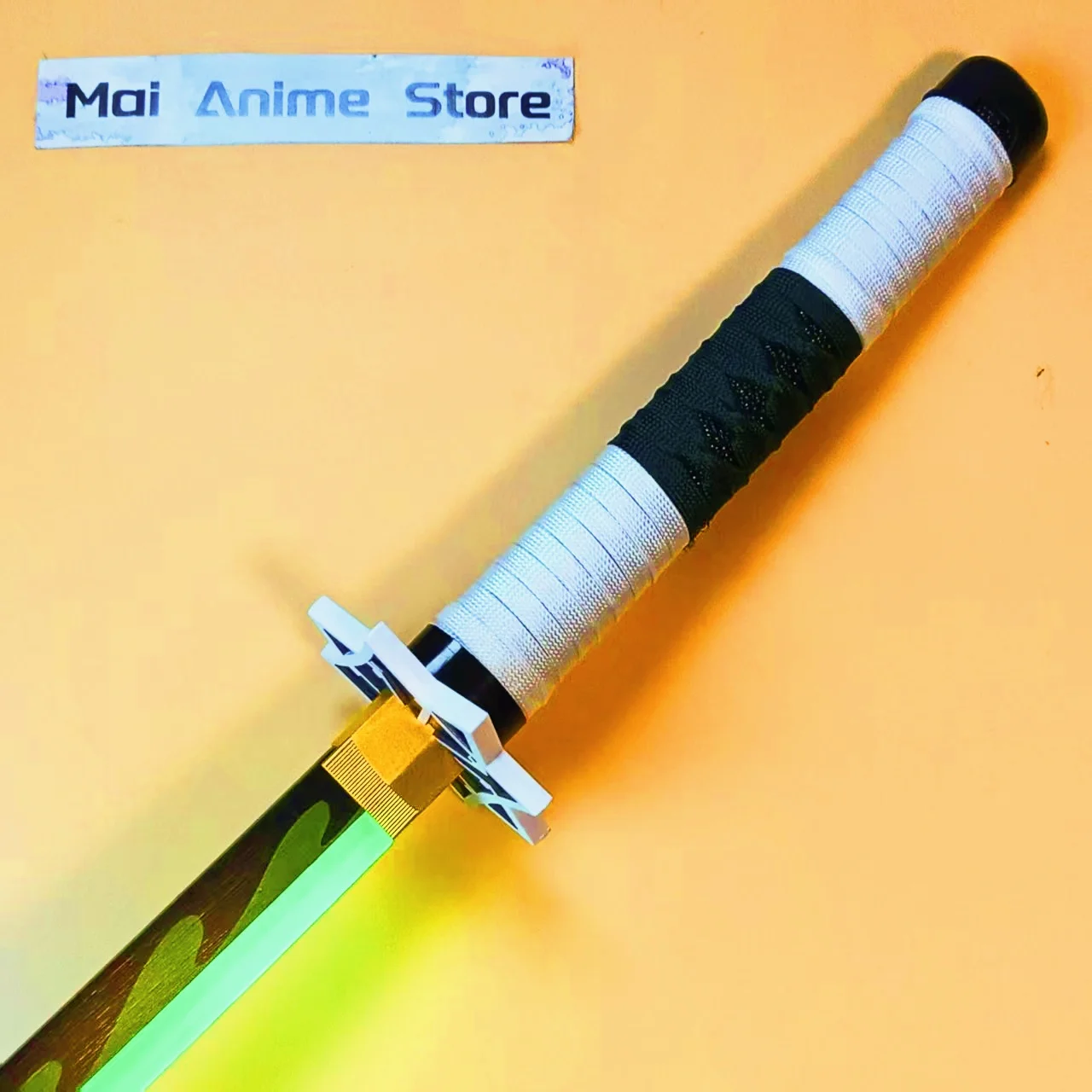 40 بوصة مضيئة كاتانا صابر مع Led مشرق اليابانية ضوء السيف الحجم الحقيقي اليابانية كاتانا أنيمي تأثيري الدعامة لعبة غير حادة هدية #5