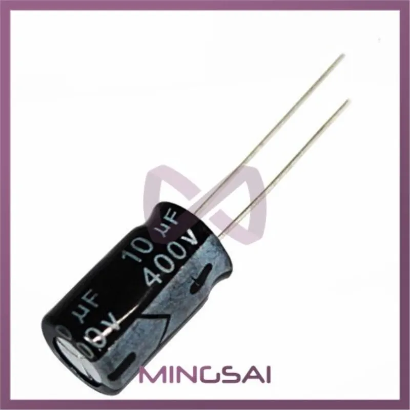 10PCS Higt quality 400V10UF 10*17mm 10UF 400V 10*17 Electrolytic capacitor