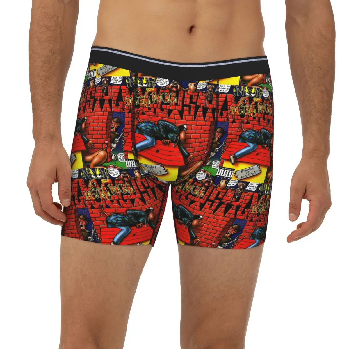 

Snoop Dogg Doggystyle Long Boxer Underpants Short Male Panties Comfortable Underwear for Homme Man Boyfriend Gifts