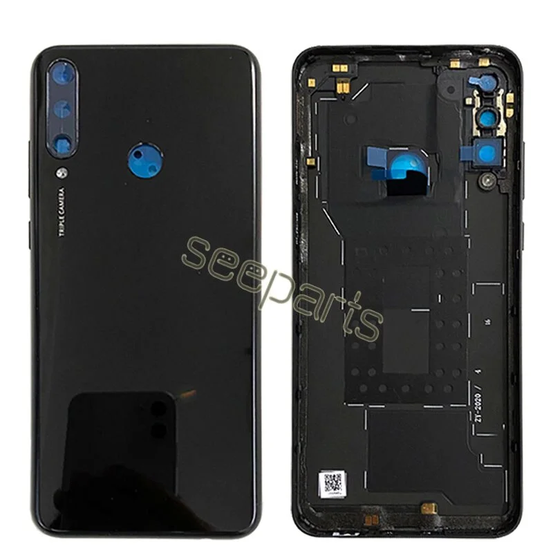 For Huawei Y6p MED-LX9 MED-LX9N Back Cover Rear Battery Door Housing Replacement For Huawei Y6p 2020 Battery Cover