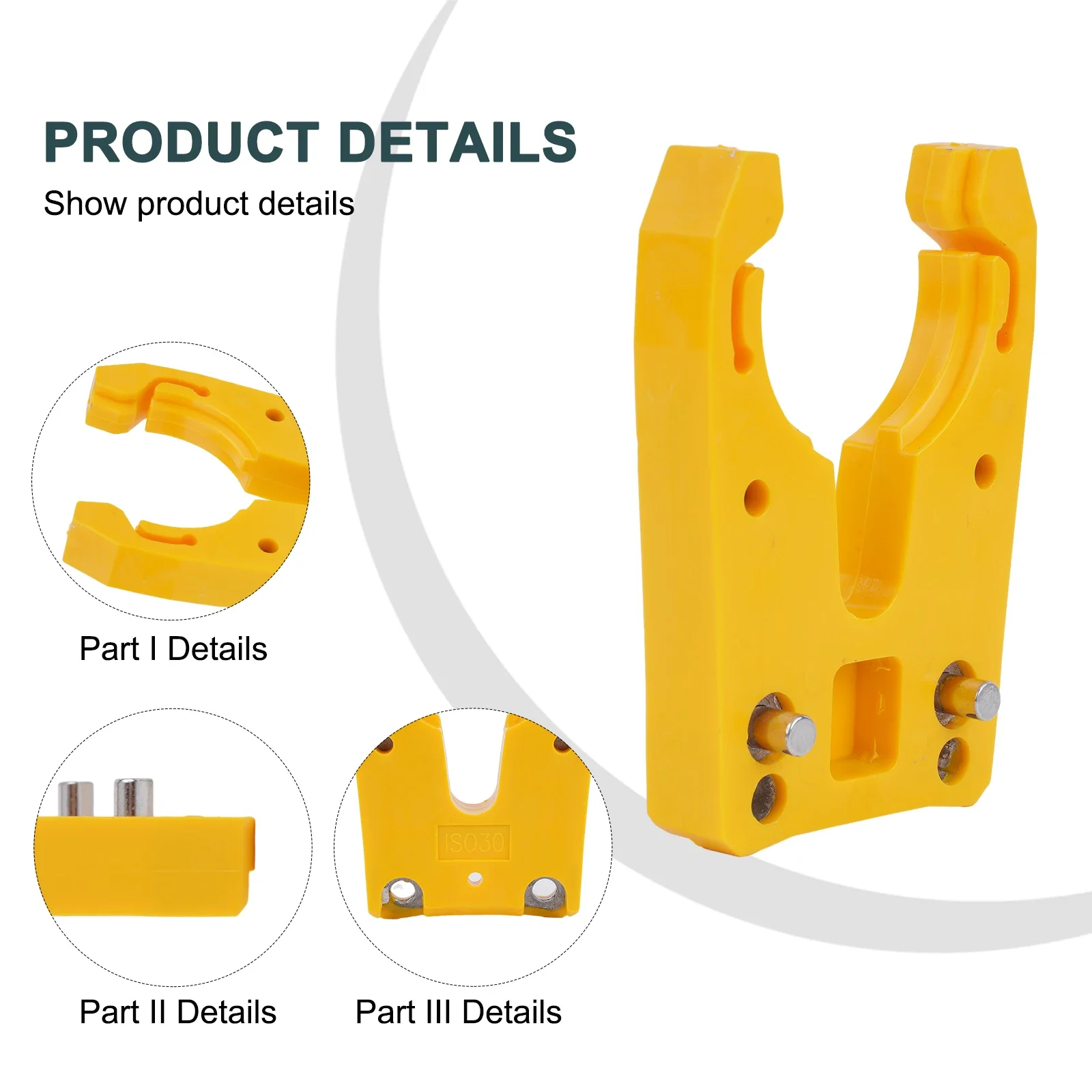 ISO30 Tool Holder Clamp Abrasion Resistant And High Temperature Resistant For CNC Auto Tools With High Precision