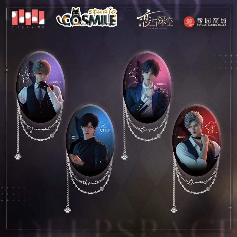 

Cat Neko Butler Xavier Rafayel Sylus Zayne Love and Deepspace Tinplate Badge Bajji バッチ Pin Game Accessories