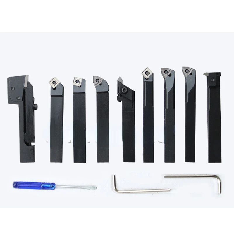 12/15/16MM Portable Tool CNC Lathe  Carbon Steel  Tool Set Machine Clip Type Indexable Tool Set