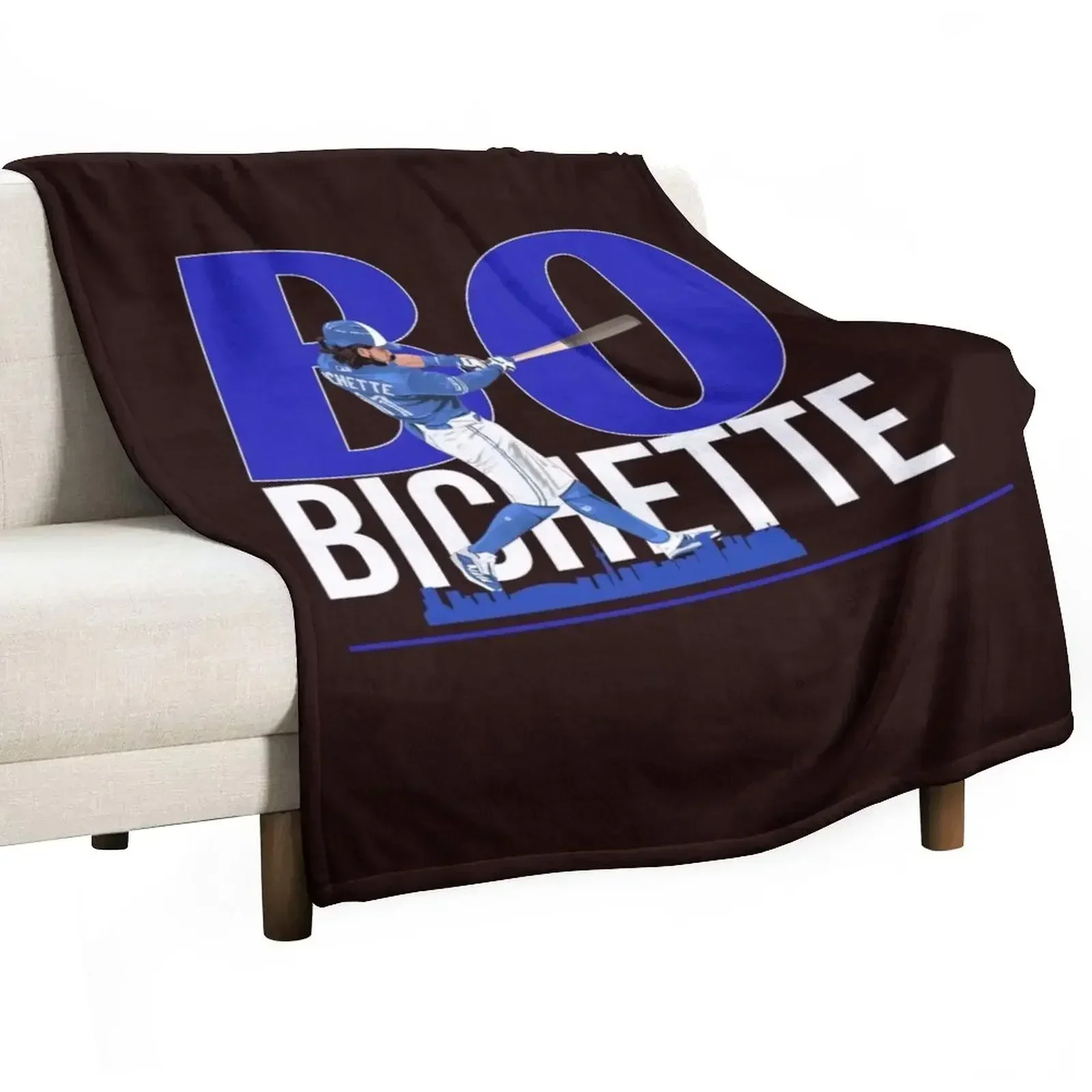 Bo Bichette Caricature Throw Blanket Quilt Hair Sofas Vintage Blankets