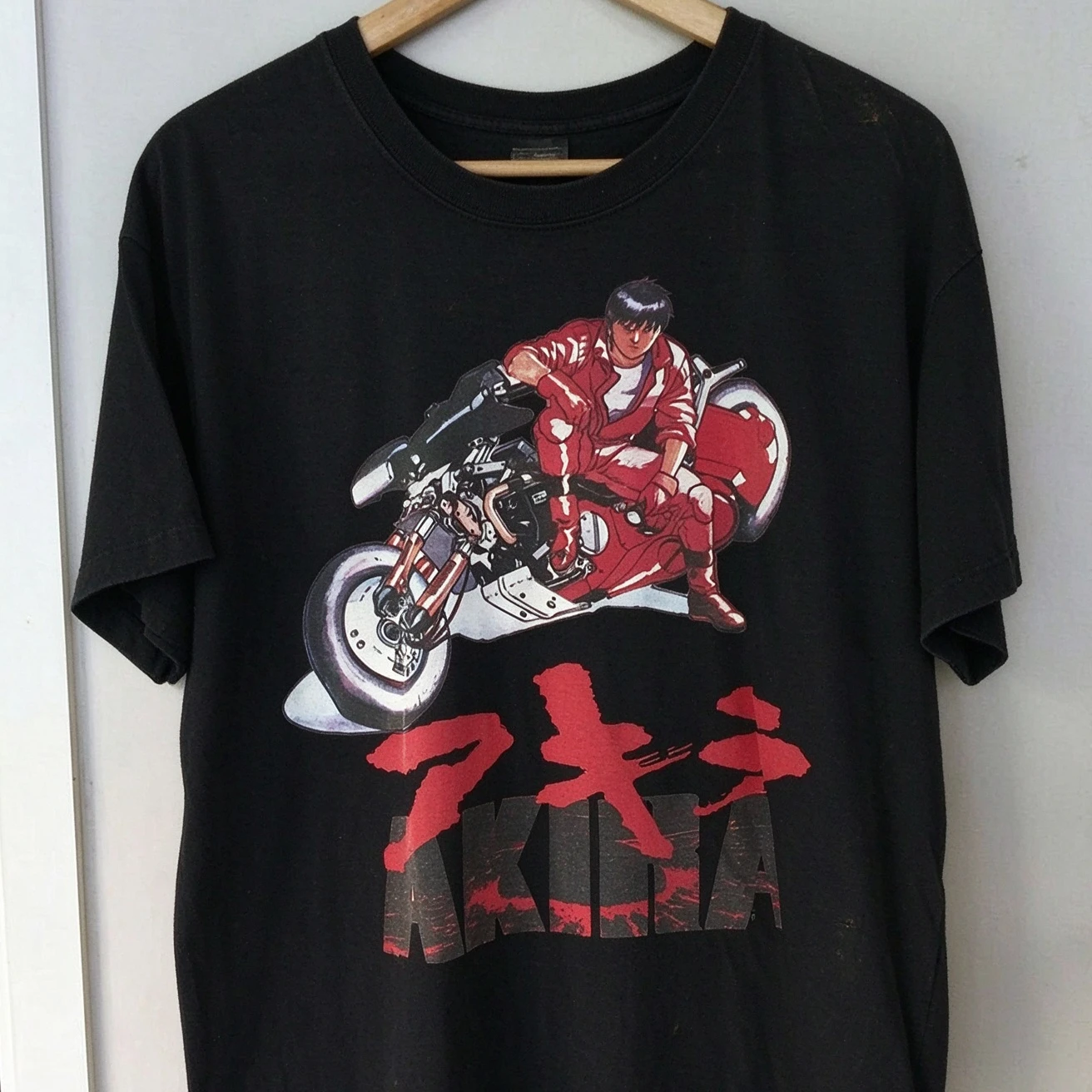 2026 New AKIRA Family Matching Oversized Unisex Streetwear T Shirt Vintage Anime Biker Character Motorbike Retro Graphic Tee