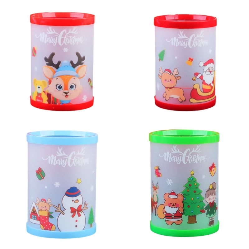 Рождественский держатель для ручек, экономящий место, держатель для ручки, пульт дистанционного управления для офисного стола,