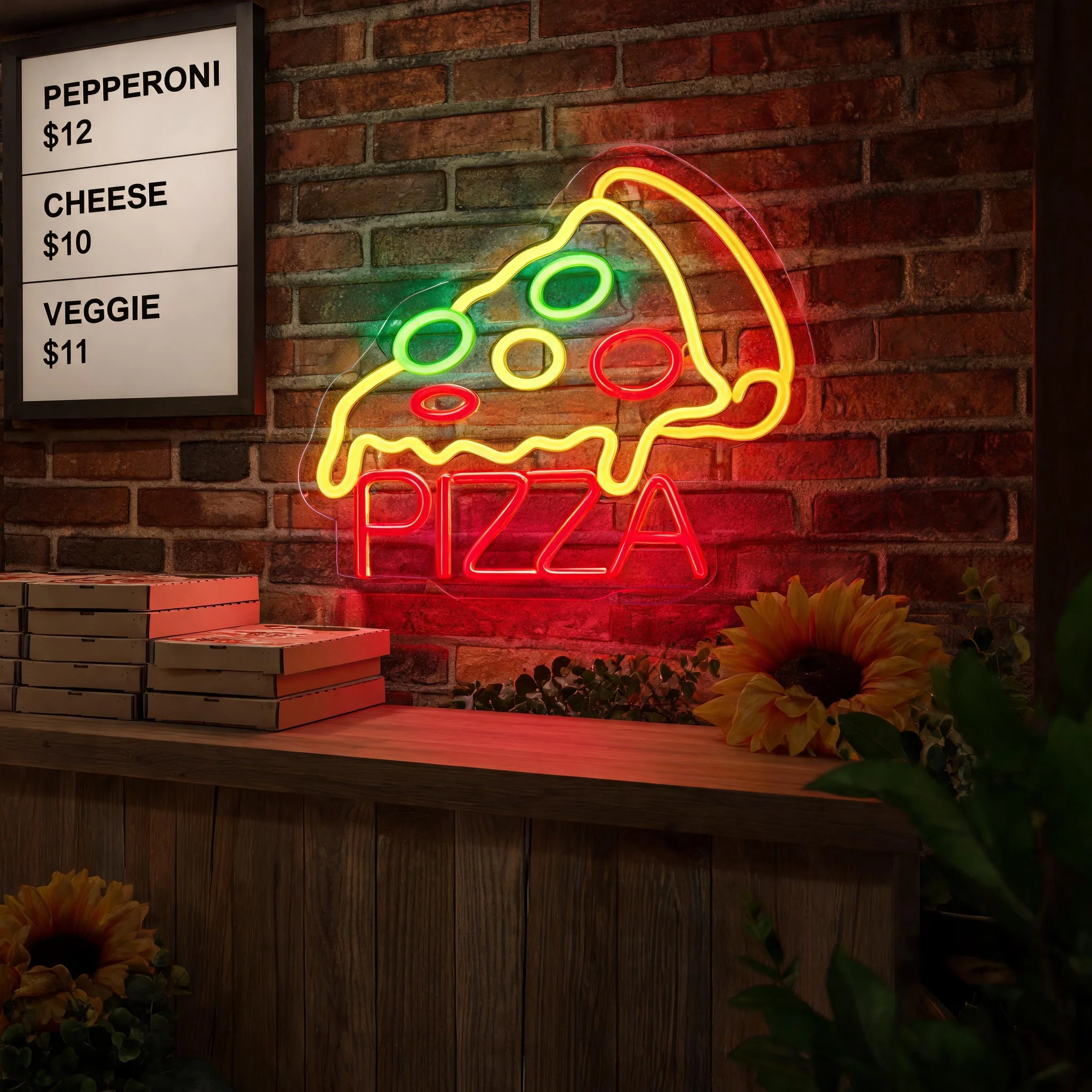 Pizza Neon Sign Led Neon light - огляд і ціна Commercial Kitchen Light