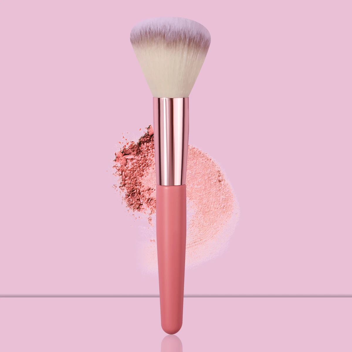 Pennello multiuso per trucco viso, fard, vernice sciolta, strumento di bellezza professionale per principianti, vernice multifunzionale