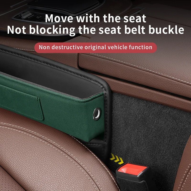 Car Seat Storage Box For Ford Fiesta C-Max Kuga Ranger Raptor Fusion ST Transit Edge Mondeo Mustang Suede Interior Accessories